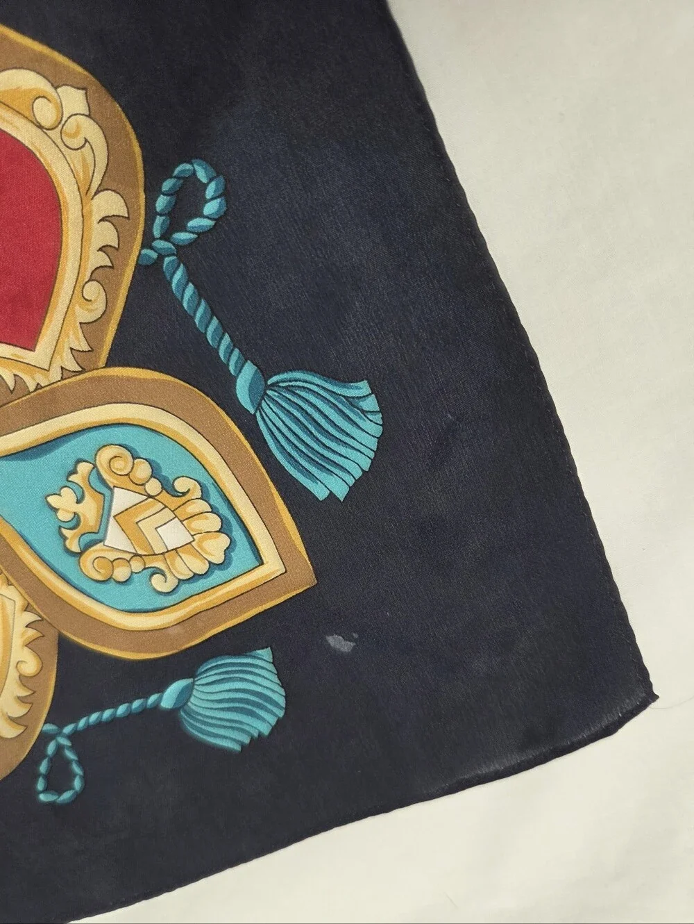 Vintage Echo Silk Square Scarf